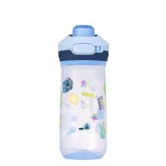 Contigo Jessie Tritan Bas İç Kapaklı Çocuk Suluğu 420ml - Turkuaz