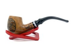 Dapper Bent Apple Briar (Gül Kökü) 9 mm Filtreli El Yapımı Pipo - 2437