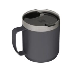 The Legendary Camp Mug Kapaklı Termos Bardak 0.35L  12oz - Charcoal