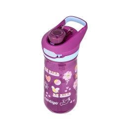 Contigo Jessie Tritan Bas İç Kapaklı Çocuk Suluğu 420ml - Pembe