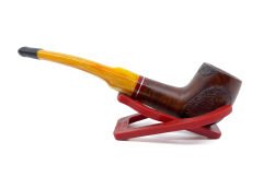 Dapper Half Bent Billiard Briar (Gül Kökü) 9 mm Filtreli El Yapımı Pipo - 2438