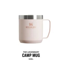 The Legendary Camp Mug Kapaklı Termos Bardak 0.35L  12oz - Rose Quartz