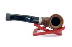 Dapper Bent Apple Briar (Gül Kökü) 9 mm Filtreli El Yapımı Pipo - 2439