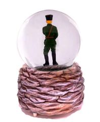 İzmir Marşlı Atatürk Kar Küresi Büyük Boy