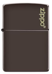 Zippo Logo Classic Brown Çakmak