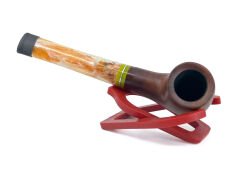 Dapper Billiard Briar (Gül Kökü) Pipo 9 mm Filtreli El Yapımı - 2440