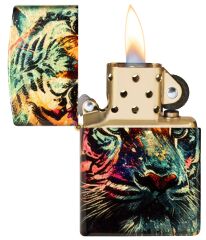 Zippo Colorful Tiger - Kaplan Dizayn Çakmak