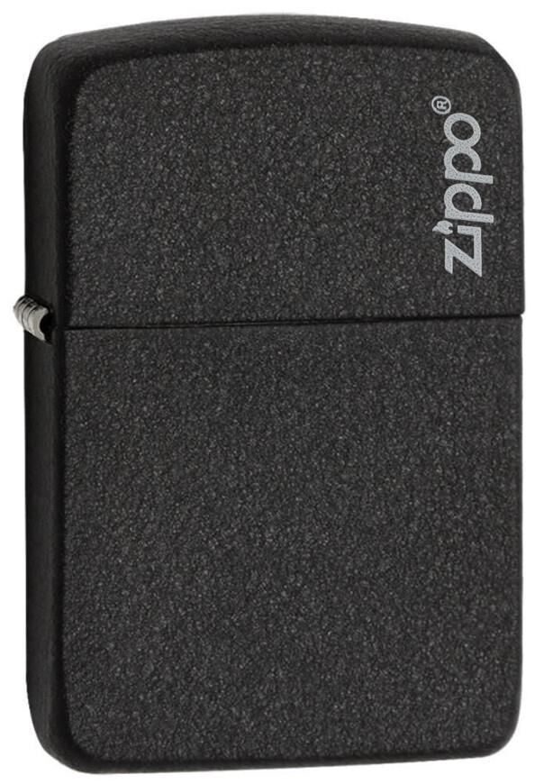 Zippo Logo 1941 Black Crackle Çakmak