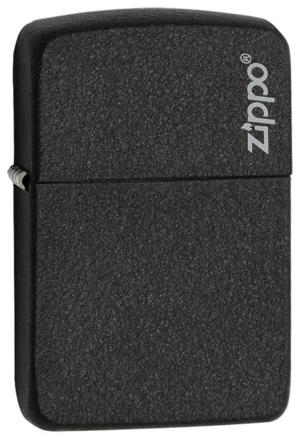 Zippo Logo 1941 Black Crackle Çakmak