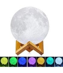3D Moon Light - Dekoratif 3D Ay Gece Lambası