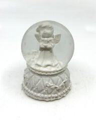 Işıklı Kar Küresi Melek 7 cm