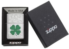 Zippo Clover High Polished Chrome Çakmak