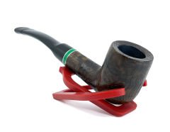 Dapper Half Bent Billiard Briar (Gül Kökü) 9 mm Filtreli El Yapımı Pipo - 2433