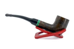 Dapper Half Bent Billiard Briar (Gül Kökü) 9 mm Filtreli El Yapımı Pipo - 2433
