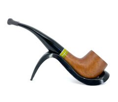 Dapper Half Bent Billiard Briar (Gül Kökü) 9 mm Filtreli El Yapımı Pipo - 2430