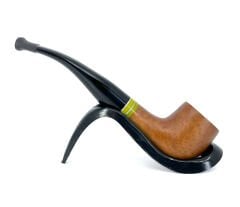 Dapper Half Bent Billiard Briar (Gül Kökü) 9 mm Filtreli El Yapımı Pipo - 2430