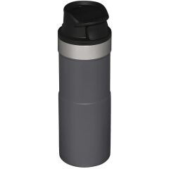 İnce Gövde Classic Trigger-Action Travel Mug 0,35 Litre(12 Oz) - Stanley Klasik Tek El Termos Bardak - Charcoal