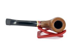 Dapper Bent Apple Briar (Gül Kökü) Pipo 9 mm Filtreli El Yapımı - 2424
