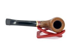 Dapper Bent Apple Briar (Gül Kökü) Pipo 9 mm Filtreli El Yapımı - 2424