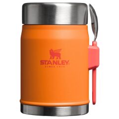 Stanley Klasik Paslanmaz Çelik Yemek Termosu Kaşıklı 0,40 LT - Goldenrod Coral