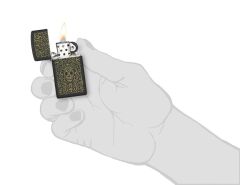 Zippo Slim Skull Filigree Dizayn Çakmak
