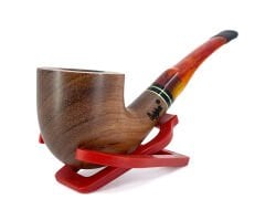 Dapper Bent Apple Erica Wood (Funda Kökü) Pipo 9 mm Filtreli El Yapımı - 2419