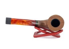 Dapper Bent Apple Erica Wood (Funda Kökü) Pipo 9 mm Filtreli El Yapımı - 2419