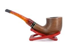 Dapper Bent Apple Erica Wood (Funda Kökü) Pipo 9 mm Filtreli El Yapımı - 2419