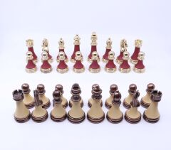 Metal Zamak Alaşım Satranç Taşı Seti