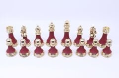 Metal Zamak Alaşım Satranç Taşı Seti