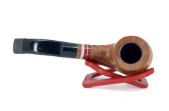 Dapper Bent Apple Briar (Gül Kökü) Pipo 9 mm Filtreli El Yapımı - 2426