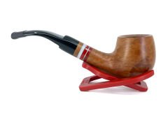 Dapper Bent Apple Briar (Gül Kökü) Pipo 9 mm Filtreli El Yapımı - 2426