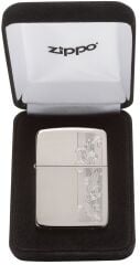 Zippo Herringbone Filigree - Balıksırtı Telkari Saf Gümüş Çakmak