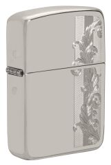 Zippo Herringbone Filigree - Balıksırtı Telkari Saf Gümüş Çakmak