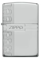 Zippo Diamond - Elmas Dizayn Saf Gümüş Çakmak
