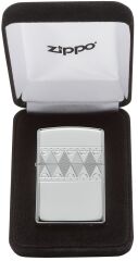Zippo SS Diamond Pattern - Elmas Deseni Saf Gümüş Çakmak
