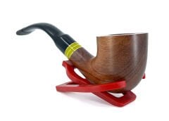 Dapper Bent Apple Erica Wood (Funda Kökü) Pipo 9 mm Filtreli El Yapımı - 2425