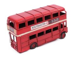 Dekoratif Metal Londra Şehir Otobüsü Biblo