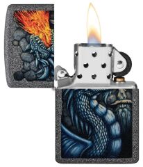 Zippo Fiery Dragon Dizayn Çakmak