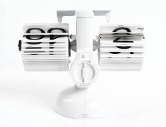 Crownwell Masaüstü Led Işıklı Flip Saat - Beyaz