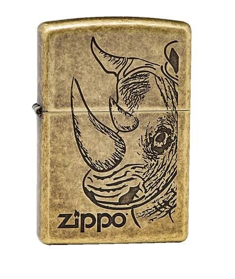 Zippo Rhino Head Dizayn Çakmak