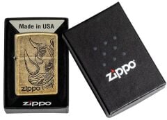 Zippo Rhino Head Dizayn Çakmak