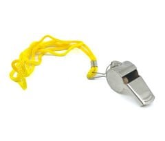 Metal Deprem Düdüğü - Sarı İpli