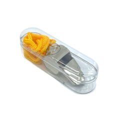 Metal Deprem Düdüğü - Turuncu İpli