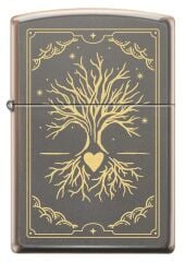 Zippo Tree Of Life Card Dizayn Çakmak