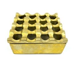 Pirinç Döküm Küllük Kare - 10 cm x 10 cm