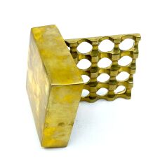 Pirinç Döküm Küllük Kare - 10 cm x 10 cm