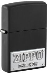 Zippo License Plate Amblem Dizayn Çakmak