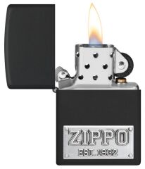 Zippo License Plate Amblem Dizayn Çakmak