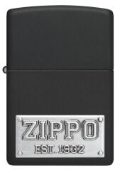 Zippo License Plate Amblem Dizayn Çakmak